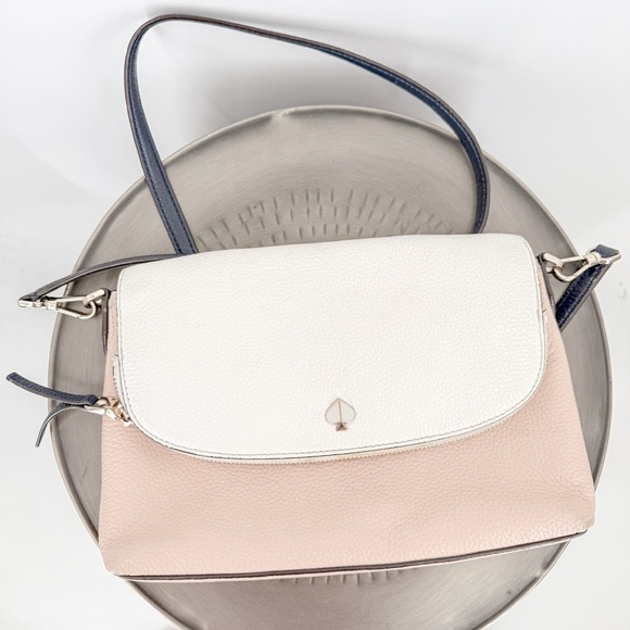 Kate Spade White and Pink Crossbody Bag - Picture 1 of 7
